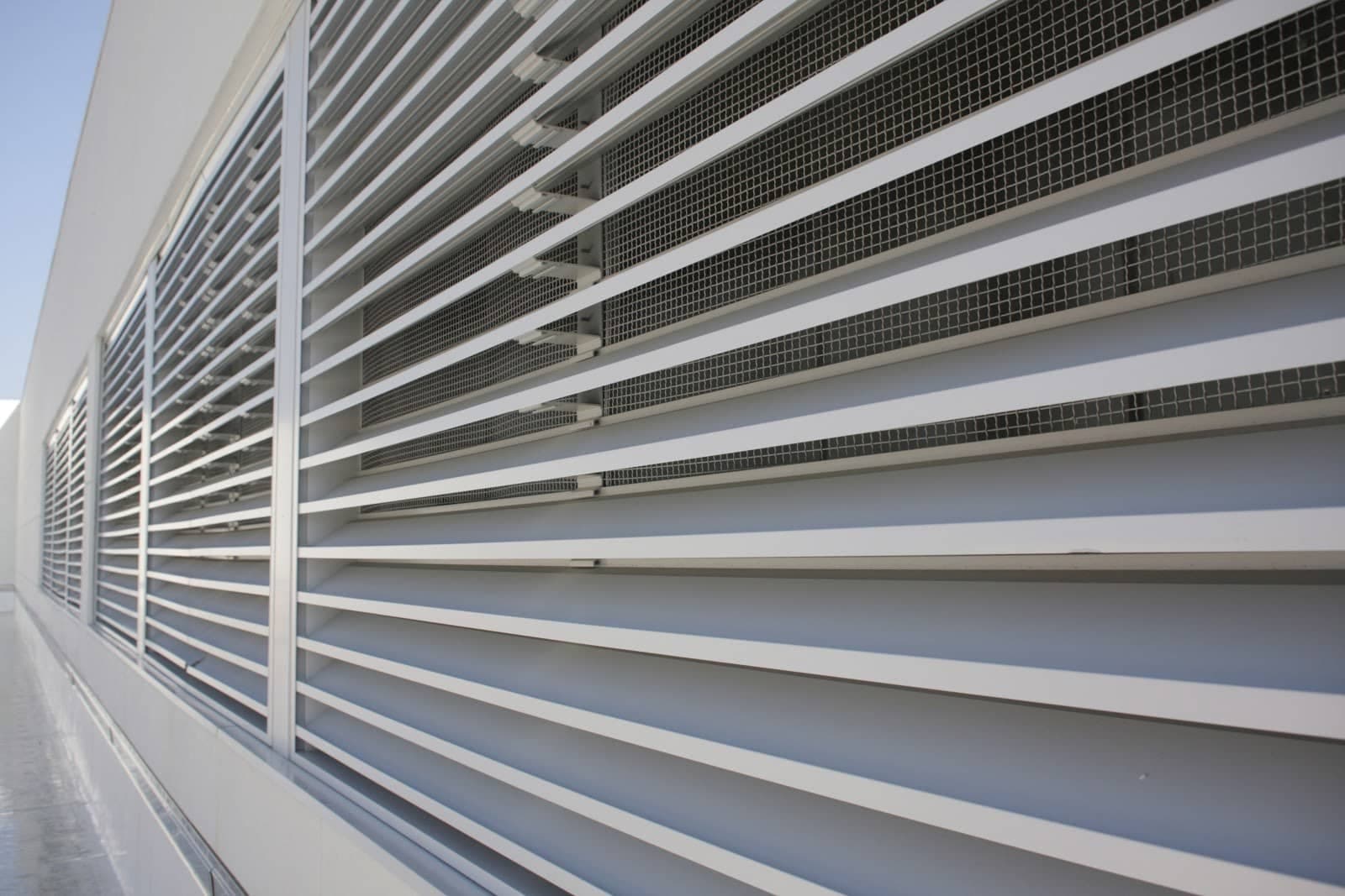 Aluminum louvers