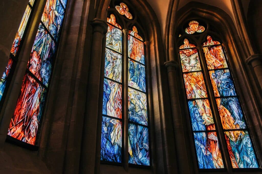Stained glass windows
