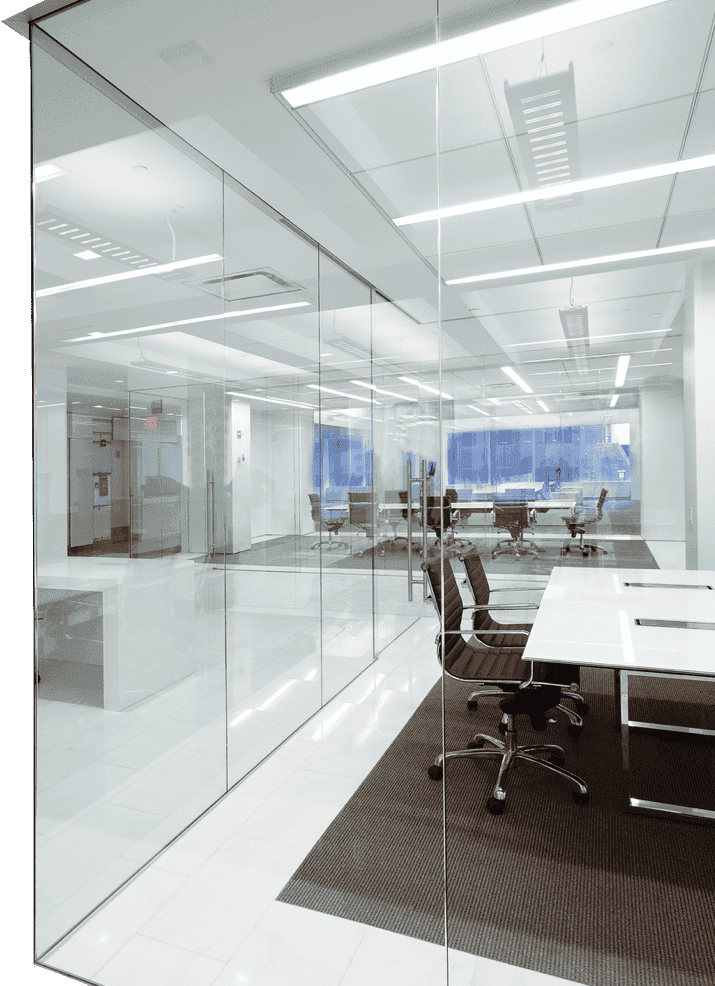 SQT Solutions glass office partition